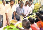 திருச்சி காஜாபேட்டை புனித மோட்சரக்கினி மாதா ஆலயத்தில், திருச்சி மாநகர் மாவட்ட தலைவர் கவுன்சிலர் எல். ரெக்ஸ் அவர்கள் தலைமையில் சுமார் 3000 பக்தர்களுக்கு  அன்னதானம்