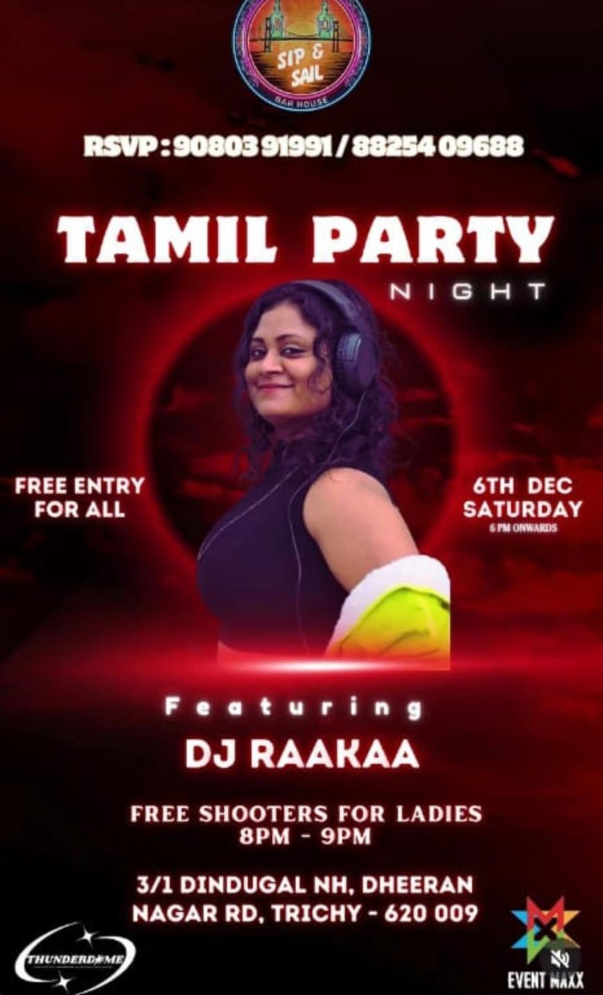 *திருச்சியில் தனியார் மதுபான பாரில் பெண்கள் குத்தாட்டம் - கெட்டு சீரழியும் திருச்சி - காவல்துறை அதிரடி நடவடிக்கை*