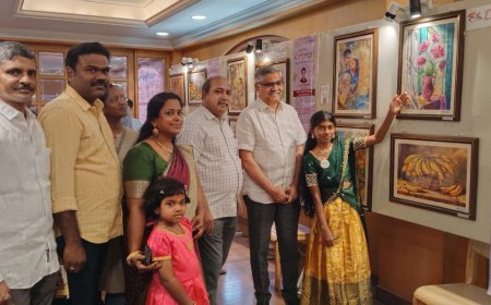 *திருச்சி டிசைன் ஓவியப்பள்ளி சார்பில் பள்ளி மாணவ, மாணவிகளின் கலைத் திறனை வெளிப்படுத்தும்  பதினாறாம் ஆண்டு “மேஜிக்கல் எக்ஸ்பிரசன்ஸ்–2026” ஓவியக் கண்காட்சி செப்டம்பர் 26, 27, 28 ஆகிய மூன்று நாட்கள் திருச்சி ரம்யாஸ் ஹோட்டலில்  துவங்கியது.*