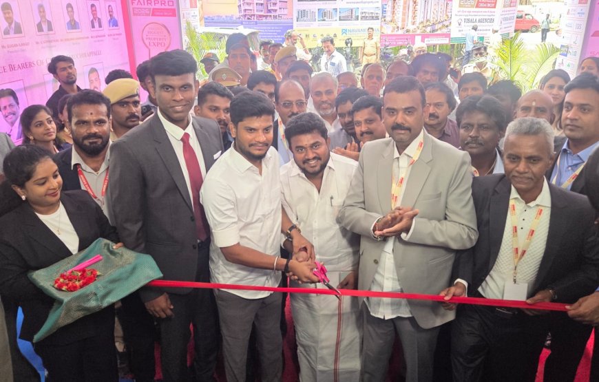 *கிரடாய் சார்பில் பேர்புரோ–2026 கண்காட்சியை அமைச்சர் ரமேஷ் திறந்து வைத்தார்- நிகழ்ச்சியில் மொராய்ஸ் சிட்டி நிர்வாக இயக்குனர் பங்கேற்பு*