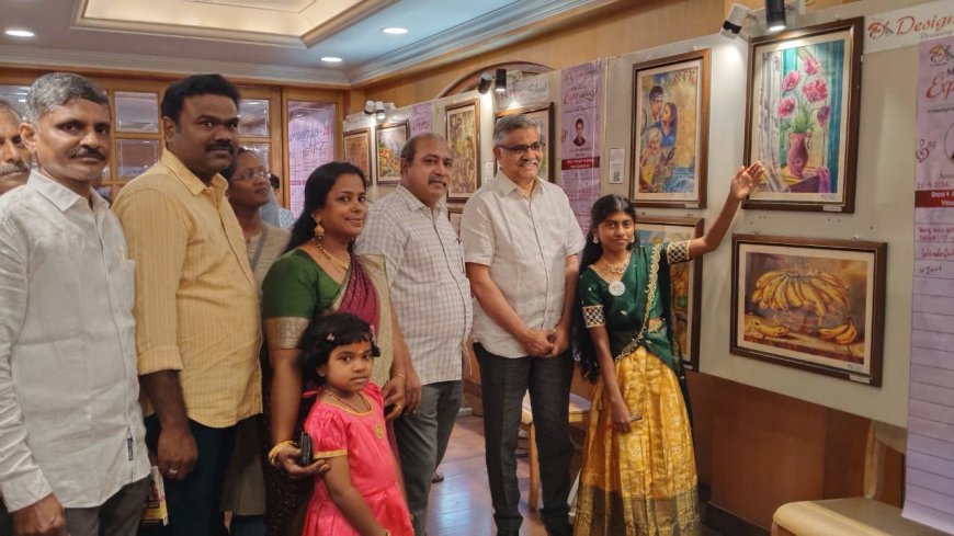 *திருச்சி டிசைன் ஓவியப்பள்ளி சார்பில் பள்ளி மாணவ, மாணவிகளின் கலைத் திறனை வெளிப்படுத்தும்  பதினாறாம் ஆண்டு “மேஜிக்கல் எக்ஸ்பிரசன்ஸ்–2026” ஓவியக் கண்காட்சி செப்டம்பர் 26, 27, 28 ஆகிய மூன்று நாட்கள் திருச்சி ரம்யாஸ் ஹோட்டலில்  துவங்கியது.*